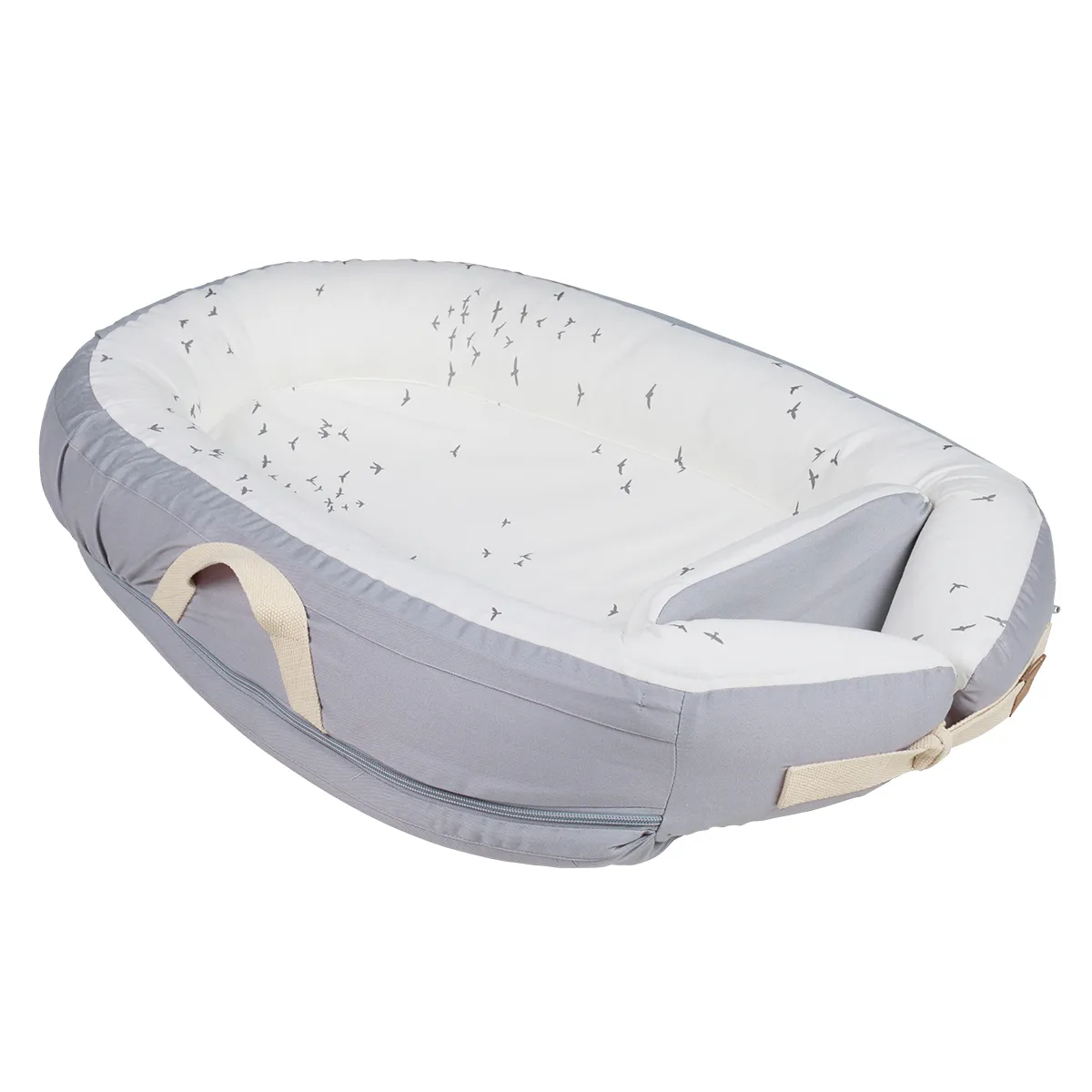 Baby Nest Premium - Grey Flying