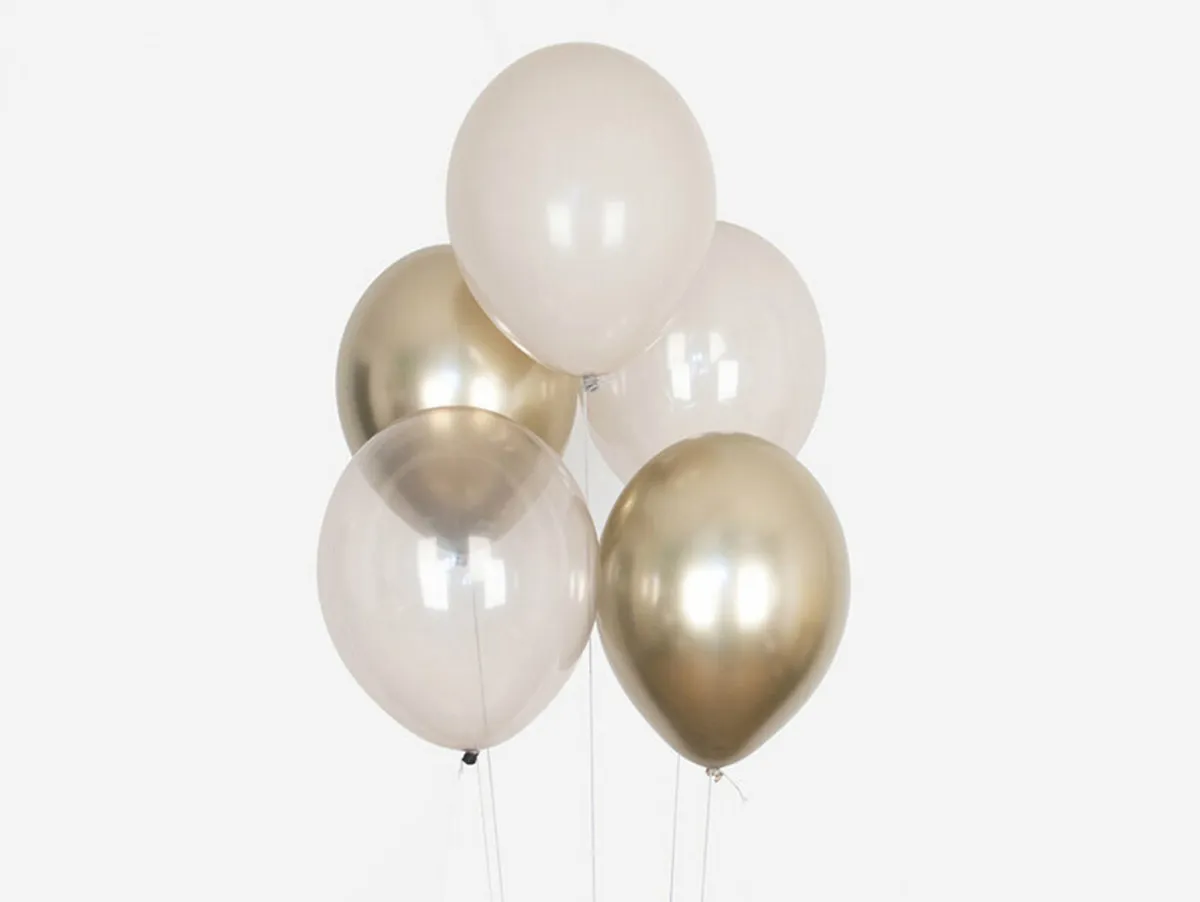Ballons Trio métalisé Or