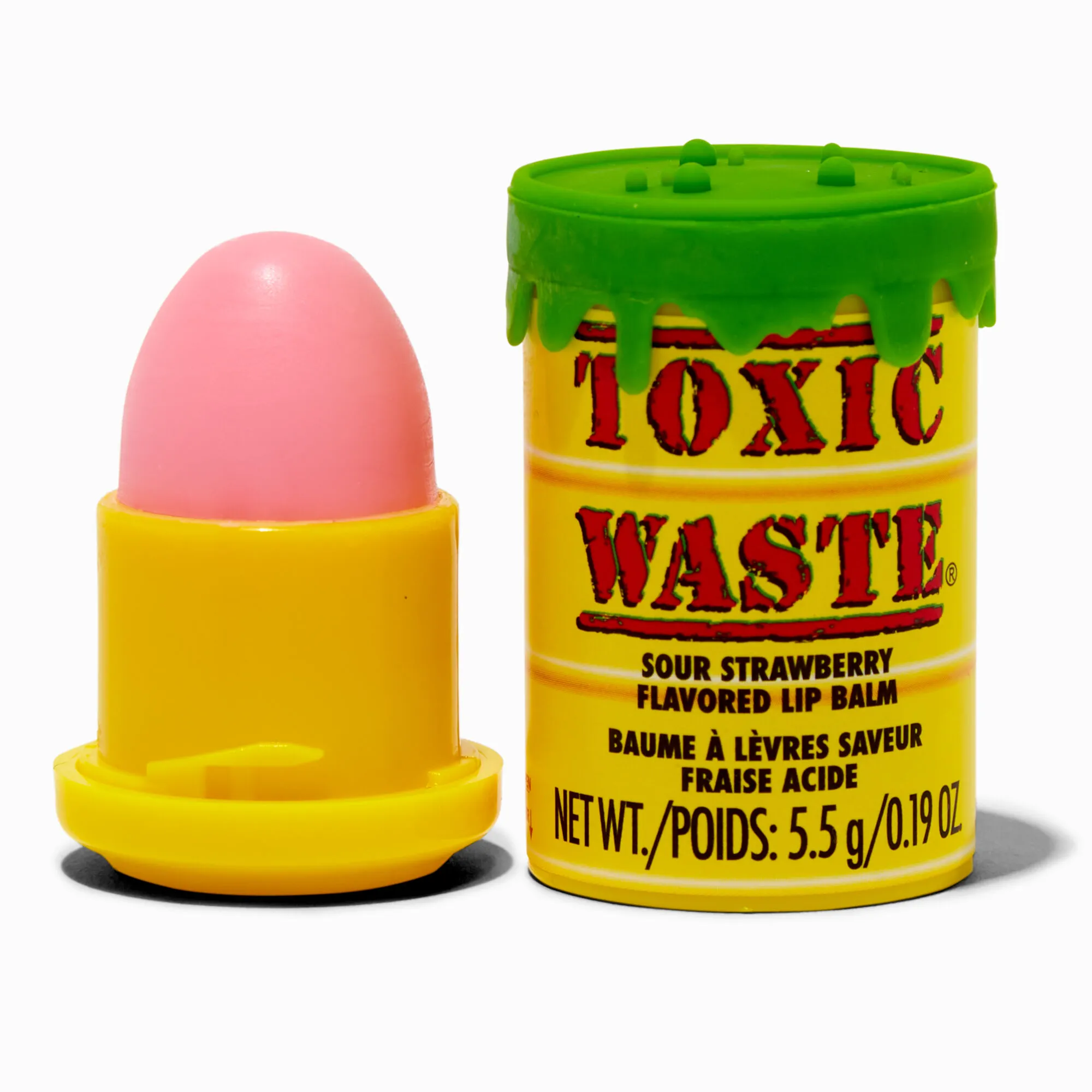 Baume à lèvres parfumé en exclusivité chez Claire's Toxic Waste®