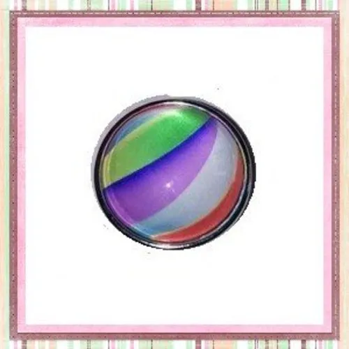 Bouton pression coloré