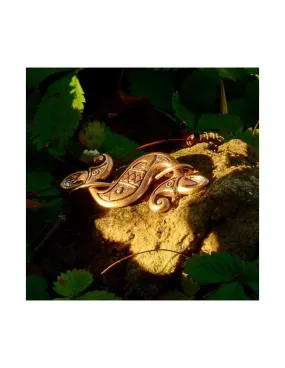 Broche hippocampe dragonesque celtique, 1er siècle après JC ⚔️ Boutique Épées