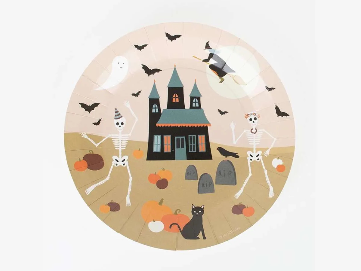 Chez Bogato - Déco de fête - Assiettes d'Halloween