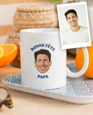Coque smartphone Caricature fête des pères personnalisé