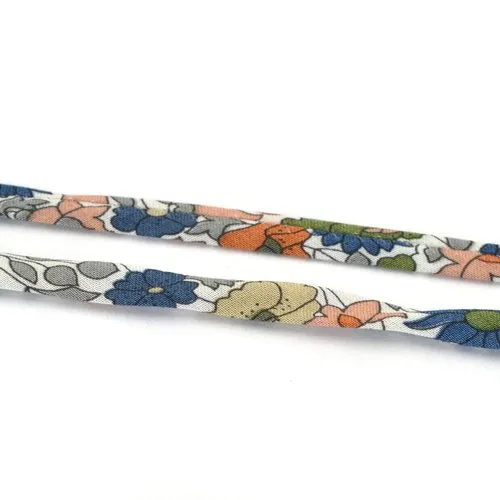 Cordon liberty poppy forest bronze 4mm