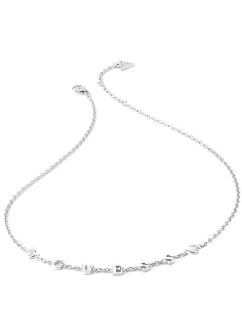 Guess Crystal Harmony Collier Argent - Achetez À Prix Outlet!