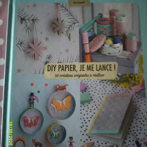 Livre "diy papier, je me lance" - 20 créations originales à réaliser
