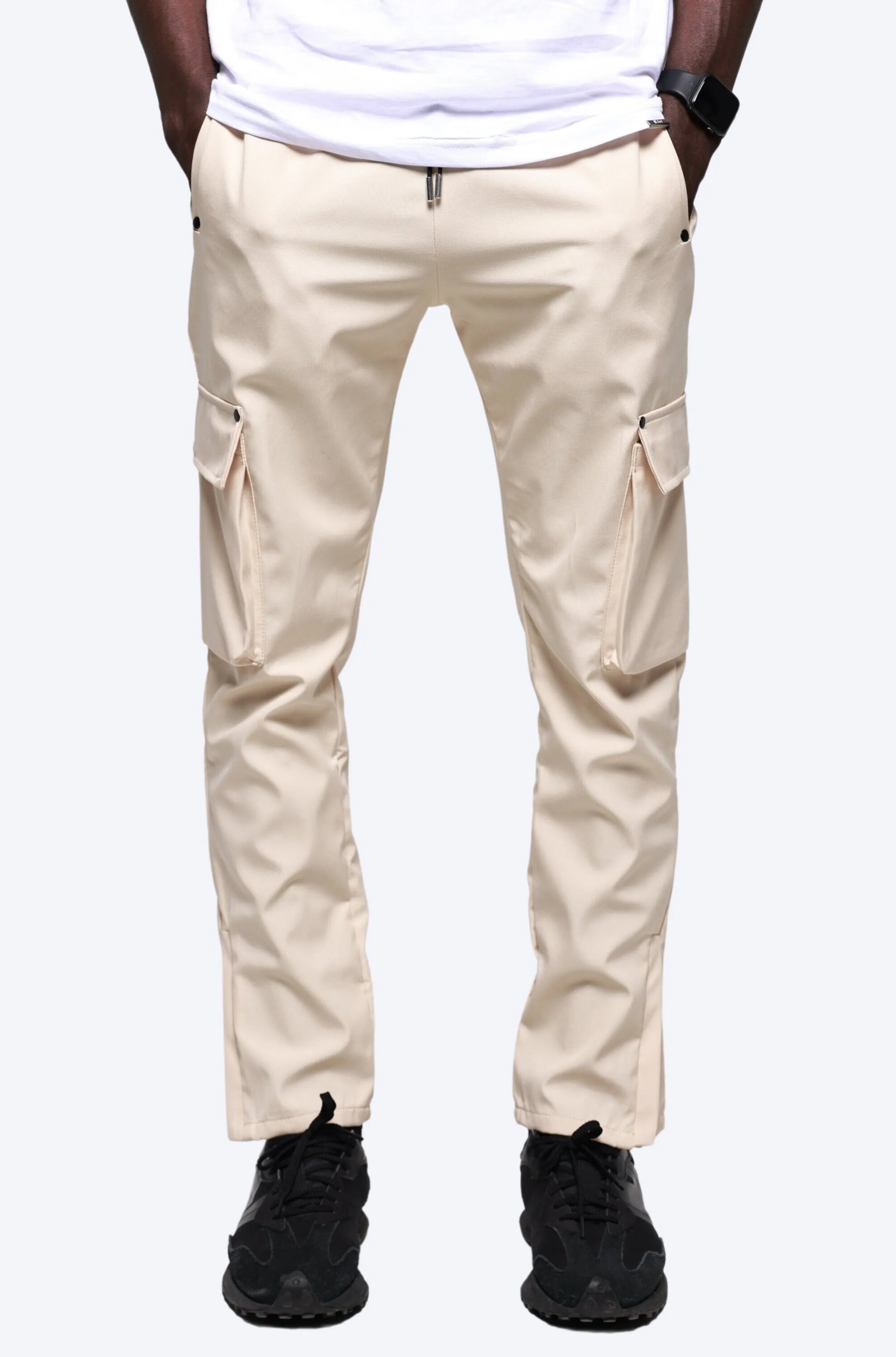 PANTALON CARGO BLANC CASS