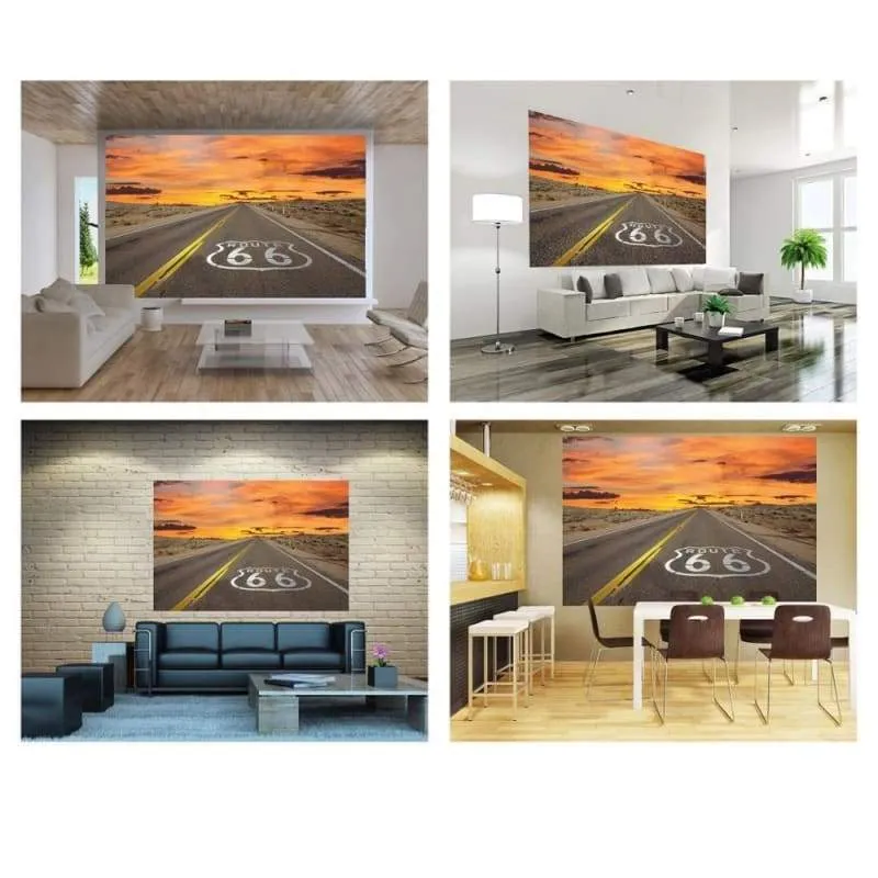 Papier Peint Vintage  Route 66
