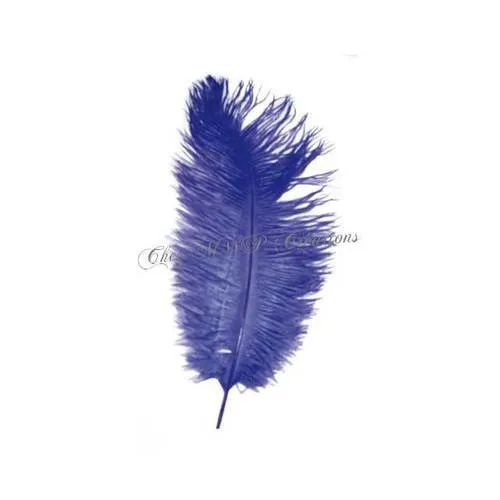 Petite plume "d'autruche" env.20/25cm - mauve -
