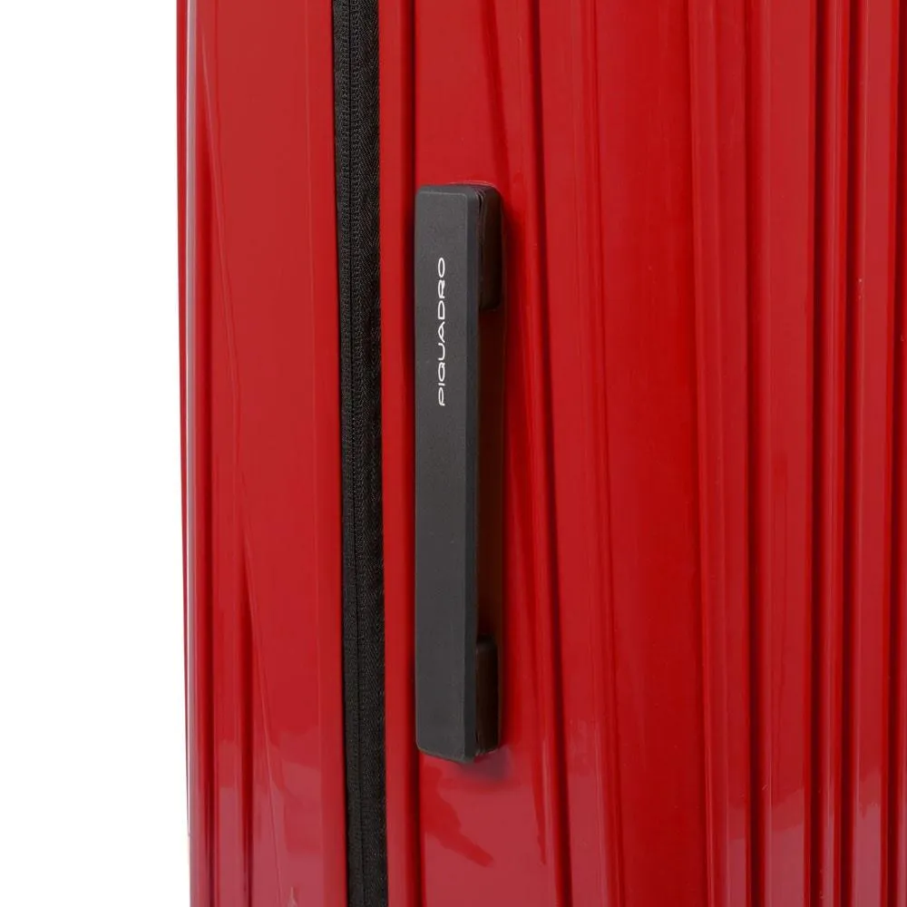 Piquadro Seeker Chariot Moyen 69Cm Rouge - Achetez À Prix Outlet!