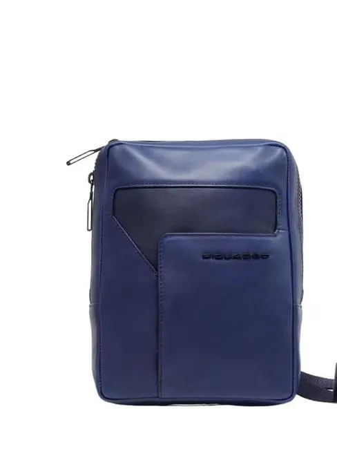 Piquadro W119 Sac Ipad, En Cuir Bleu - Achetez À Prix Outlet!