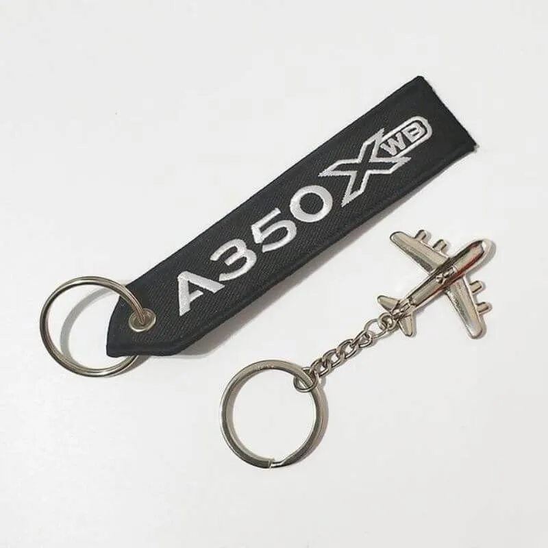 Porte Clés Avion A350 - Mon Aviateur