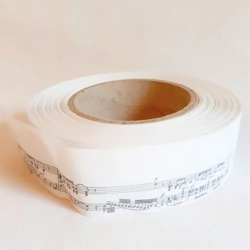 Ruban musique nylon waterproof ne s'effiloche pas, scrapbooking