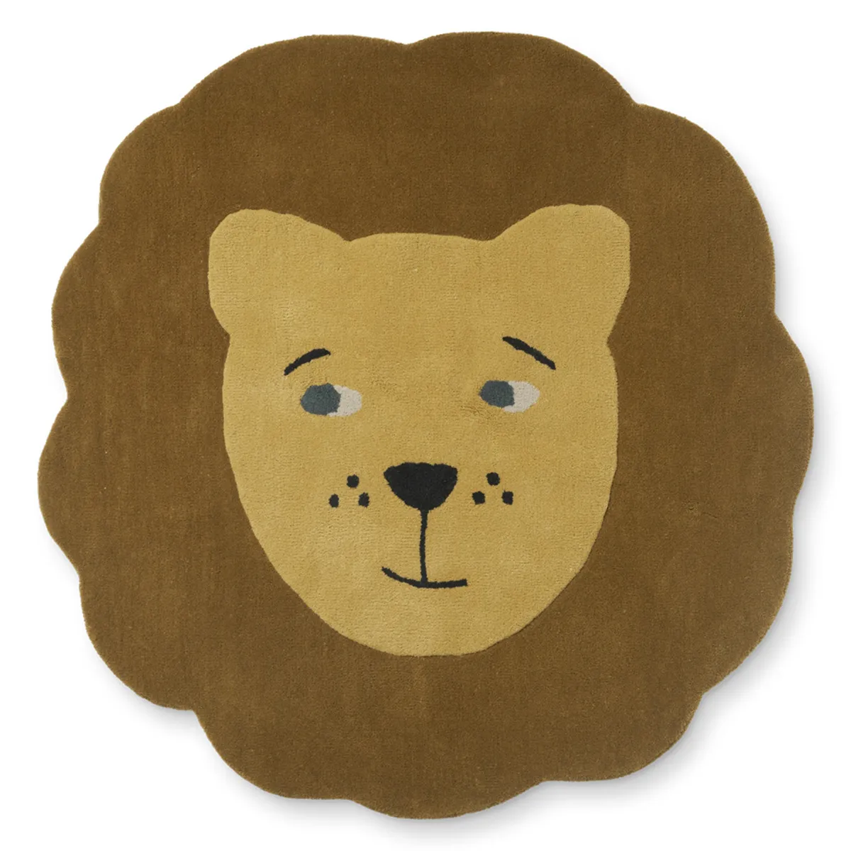 Tapis Jena Lion Golden Caramel Multi Mix - 82 x 82 cm