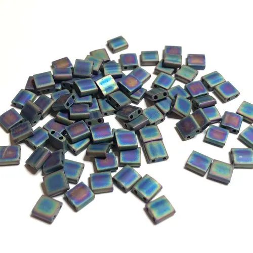 Tila beads, iris. 5*5*1,9 mm