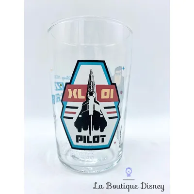 Verre Amora Buzz l'Éclair Disney Pixar space ranger espace moutarde