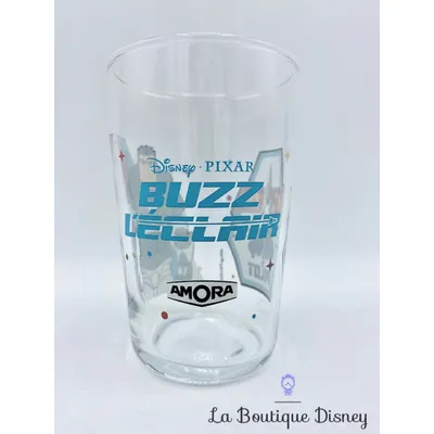 Verre Amora Buzz l'Éclair Disney Pixar space ranger espace moutarde