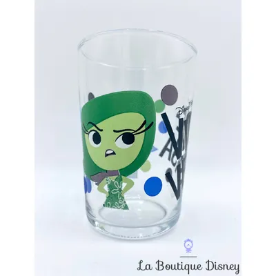 Verre Amora Vice Versa Disney Pixar Dégout Tristesse moutarde